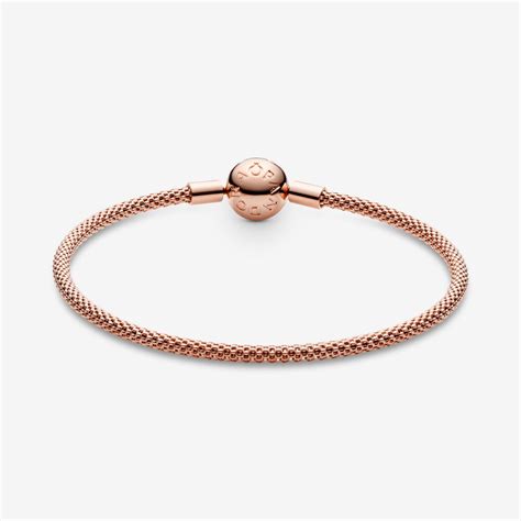 pandora mesh bracelet|pandora mesh bracelet rose gold.